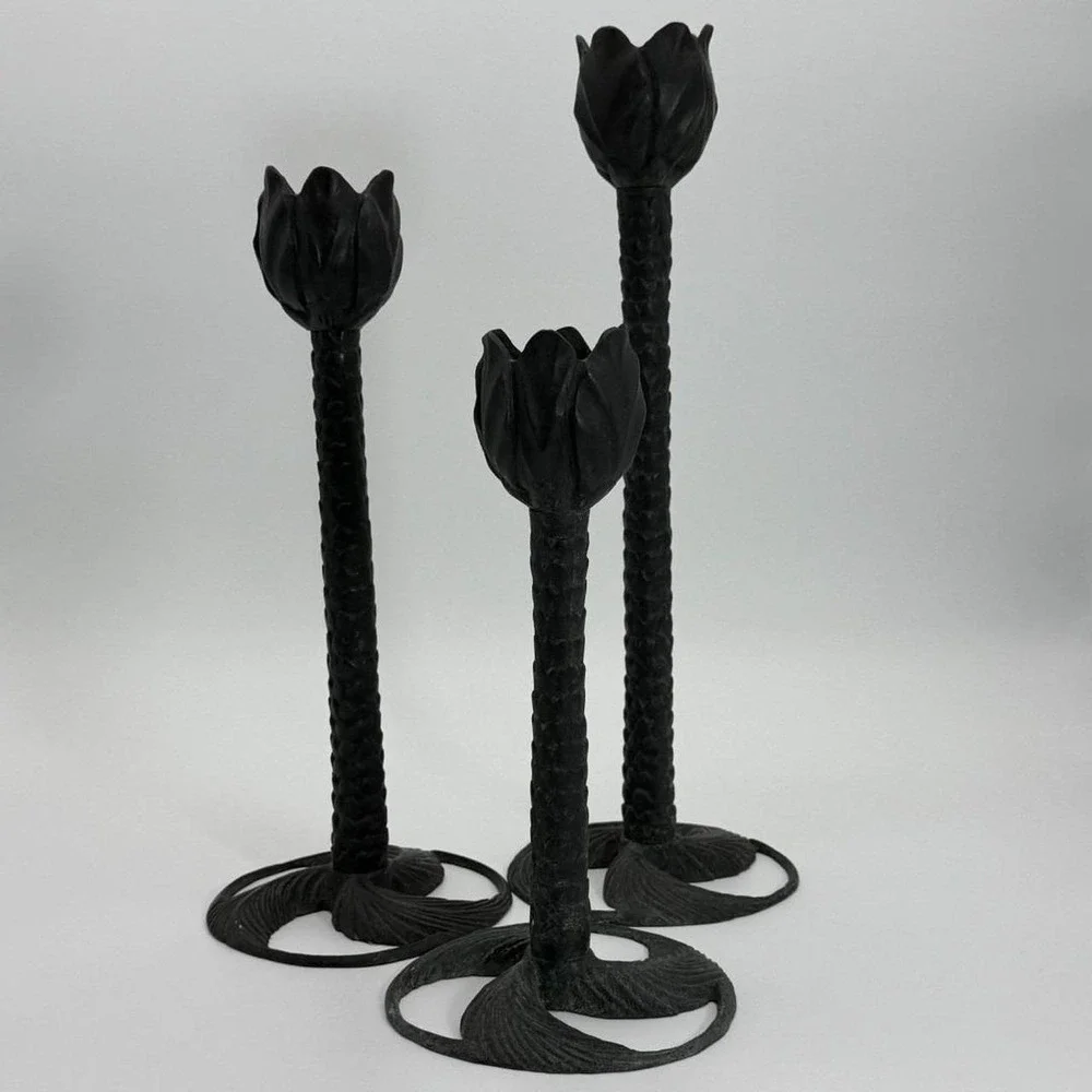 Maitland Smith Set 3‎ Tulip Candlesticks 19